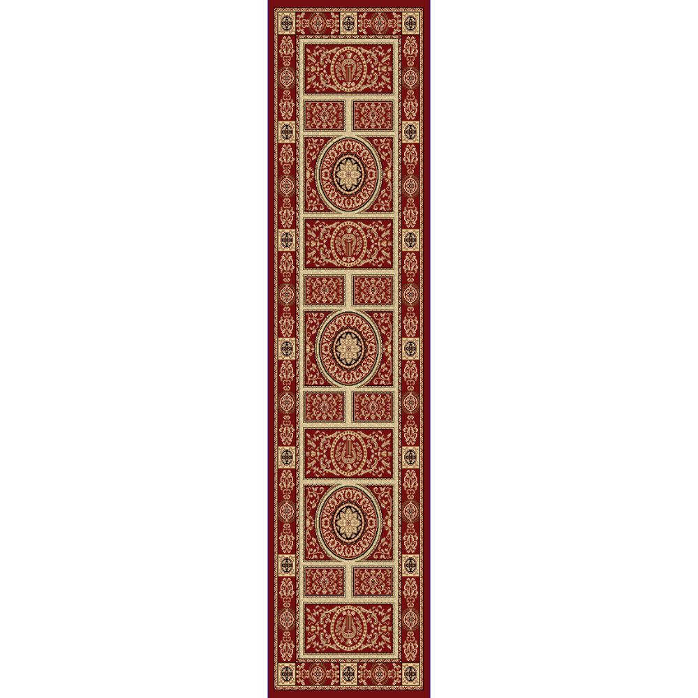 Dynamic Rugs 58021-330 Legacy 2.2 Ft. X 7.7 Ft. Finished Runner Rug in Red